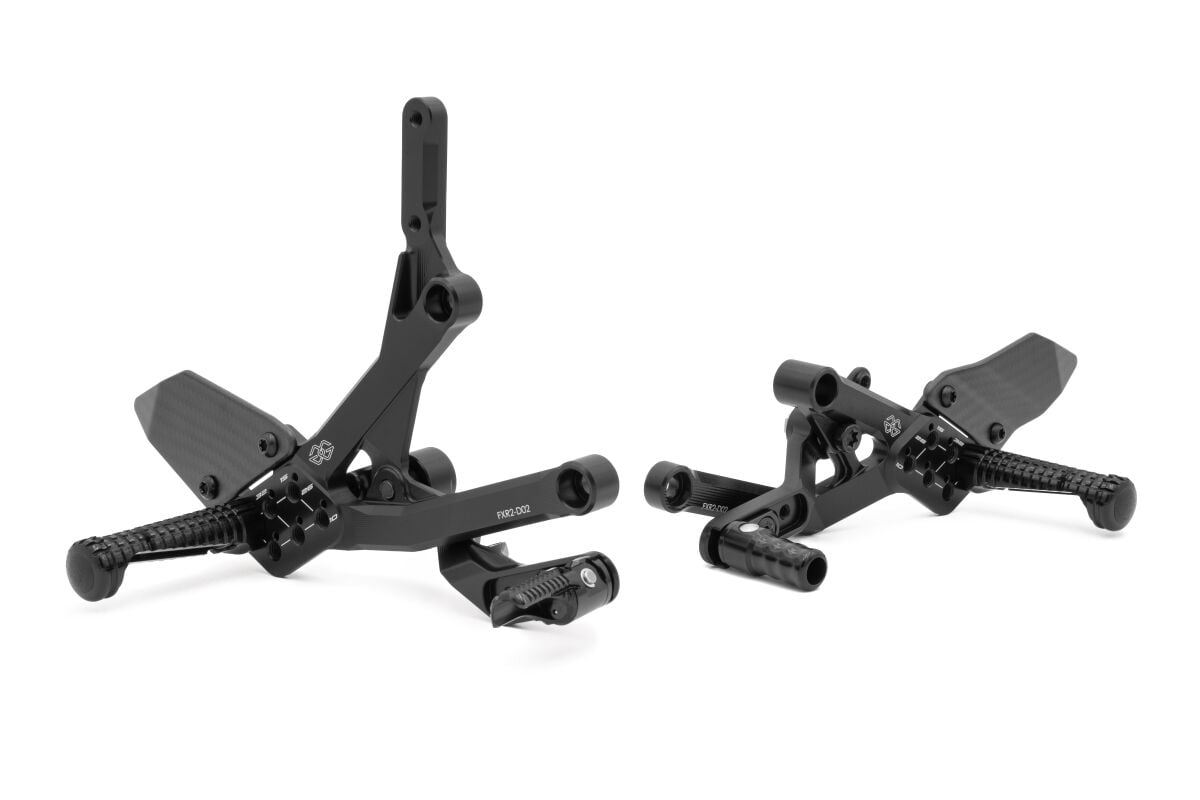 Задни степенки FXR2 black dull DUCATI GILLES FXR2-D02-BD