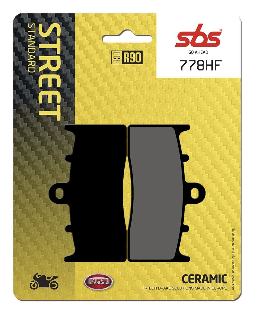 Керамични накладки за спирачки street SBS 778HF