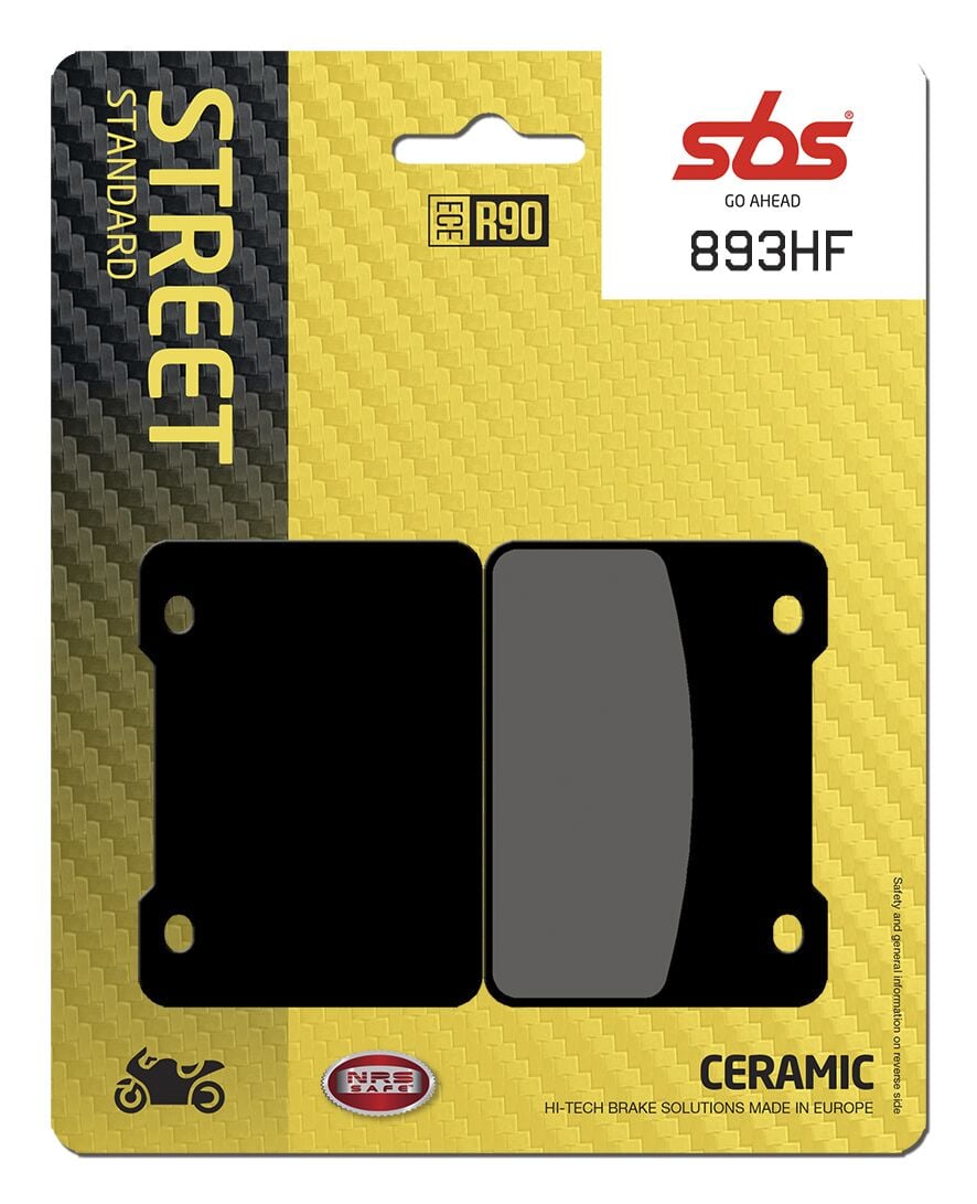 Керамични накладки за спирачки street SBS 893HF