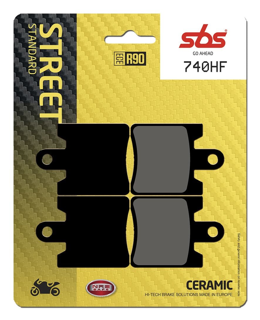 Спирачна накладка керамична street SBS 740HF