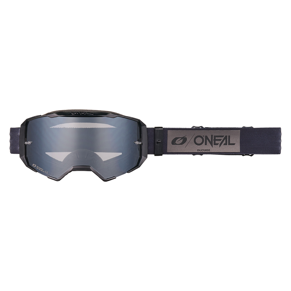 Мотокрос очила O'NEAL B-22 CORE BLACK/GRAY - SILVER MIRROR