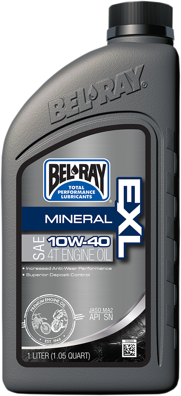 Масло BEL-RAY EXL MINERAL 4T 10W-40 1L