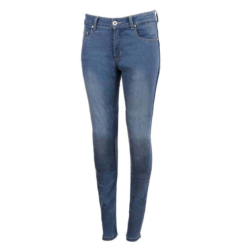 Дамски мото дънки SECA ATHENA SLIM FIT BLUE