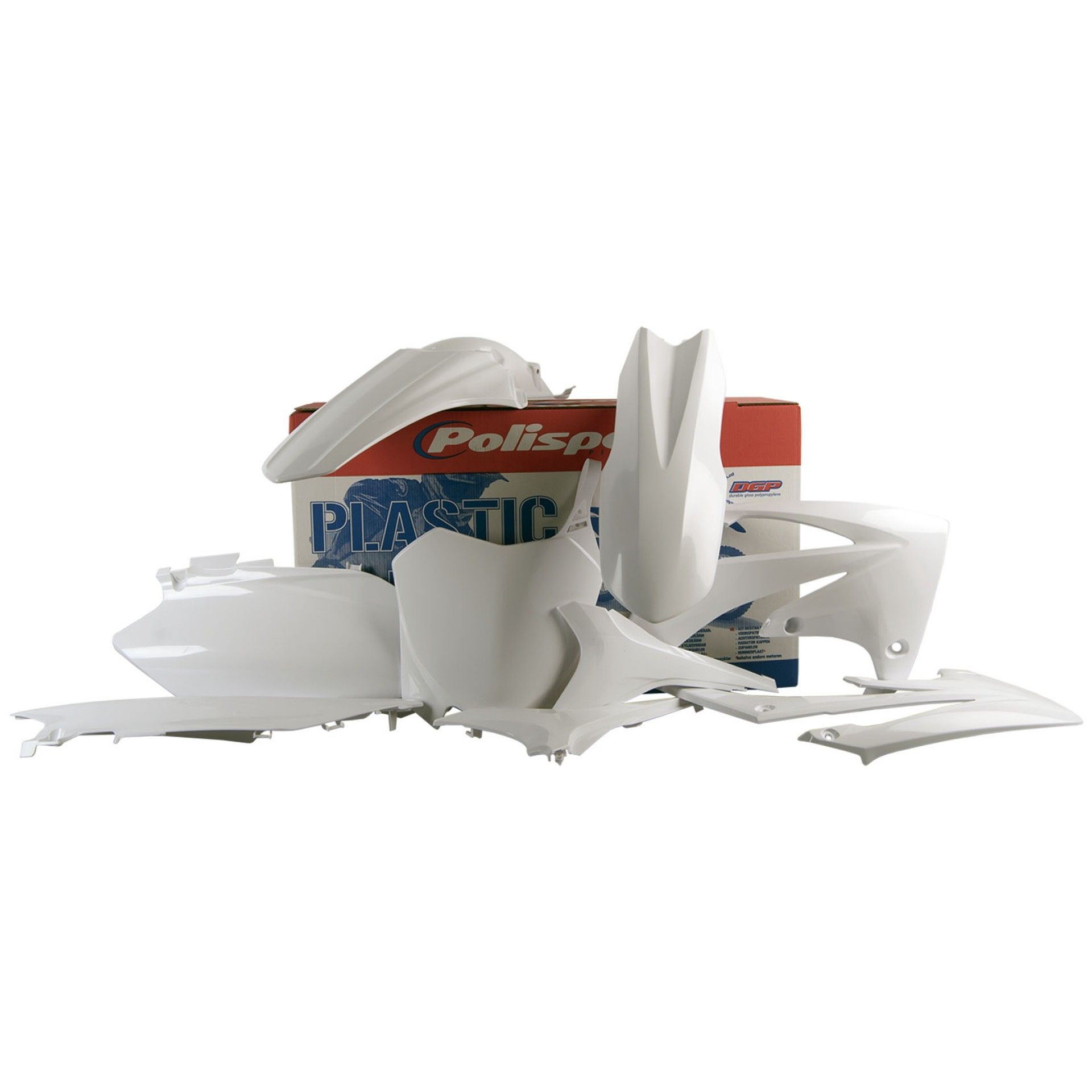 Пластмасов MX кит POLISPORT за HONDA CRF250R - 2011-13 / CRF450R - 2011-12 White