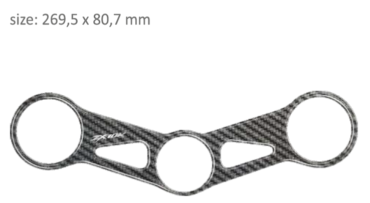 Протектор за трипътник PPSK17P/PR3154 KAWASAKI ZX10R 2004-2006г.