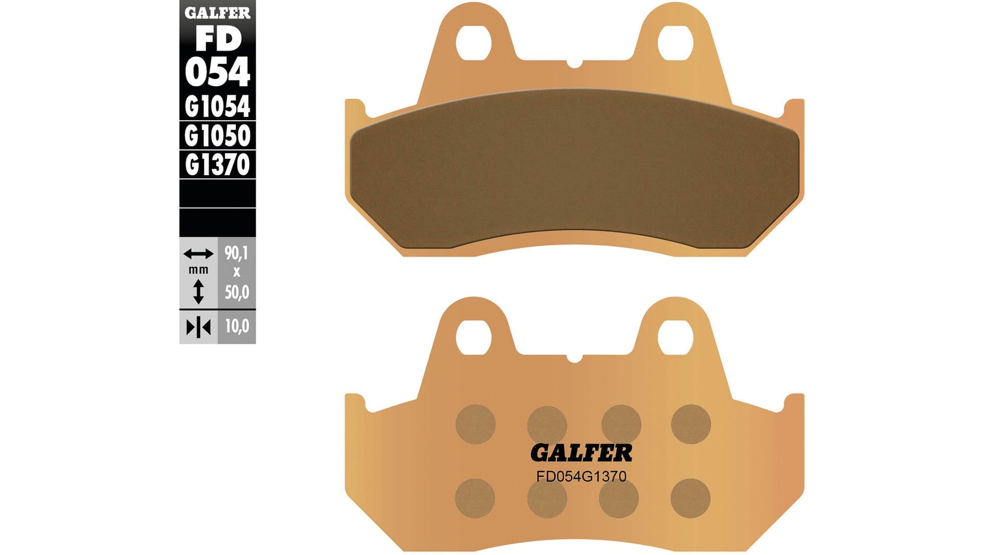 Предни/Задни мото накладки Galfer SINTERED COMPOUND FD054G1370