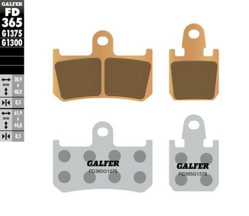 Предни мото накладки Galfer SINTERED COMPOUND FD365G1375