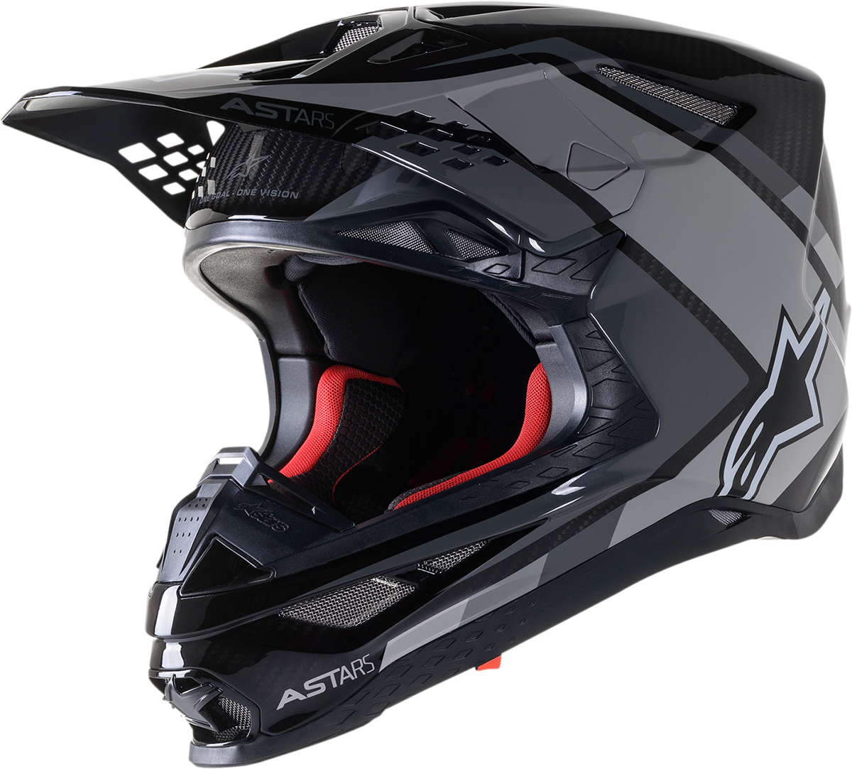 Мотокрос каска ALPINESTARS SM10 Carb BLACK/GRAY