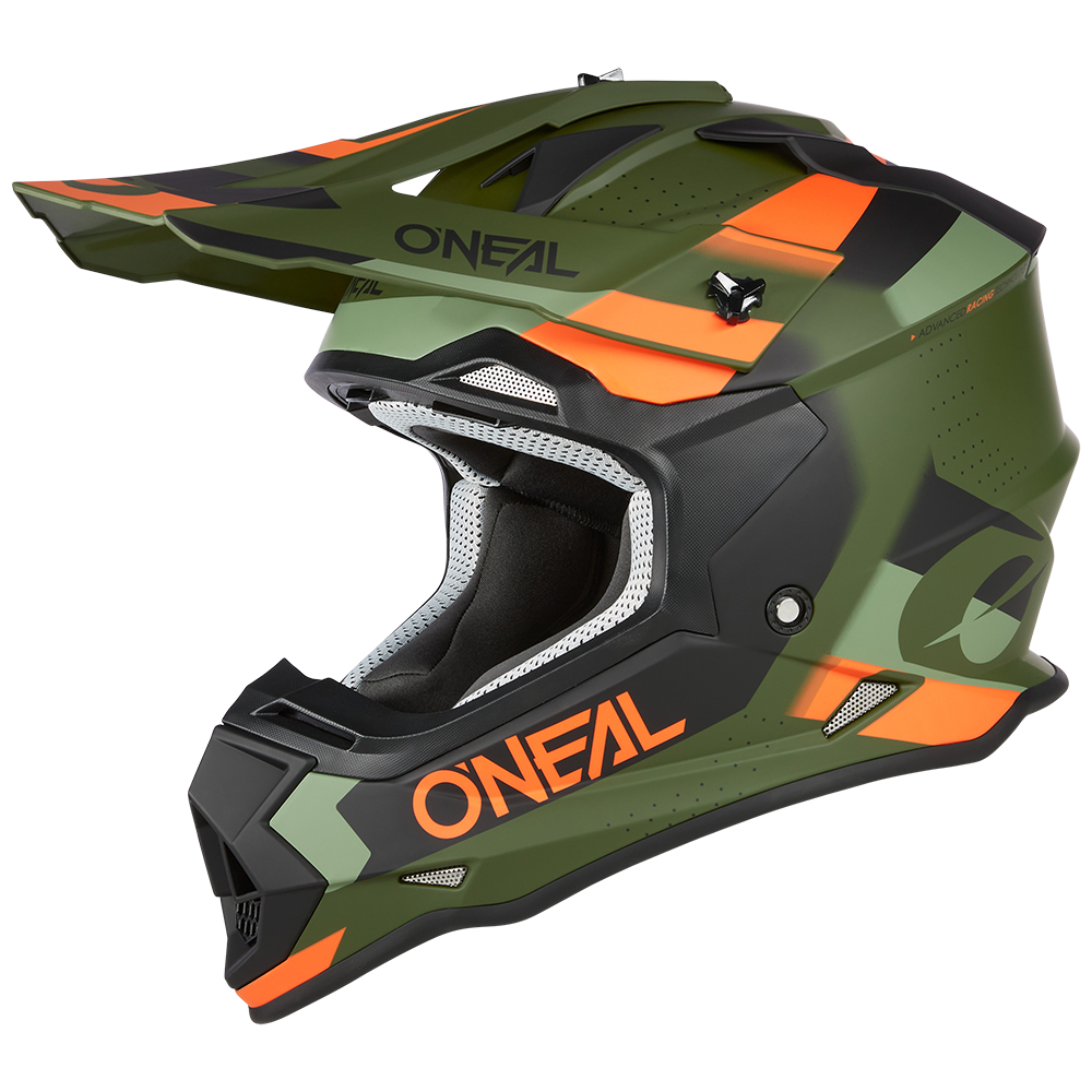 Мотокрос каска O'NEAL 2SERIES SPYDE V.23 GREEN/BLACK/ORANGE