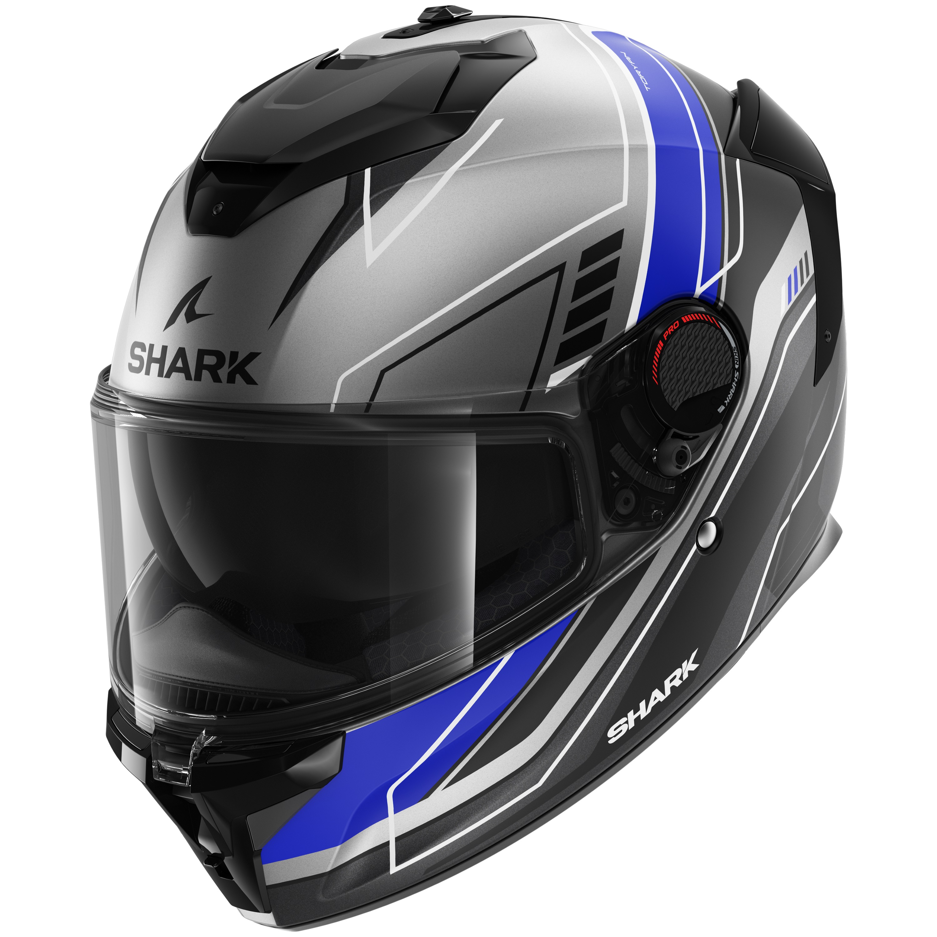 Каска SHARK SPARTAN GT PRO TORYAN GRAY/BLUE/BLACK MATT