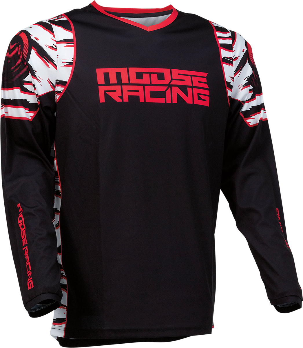 Мотокрос блуза MOOSE RACING QUALIFIER BLACK/RED