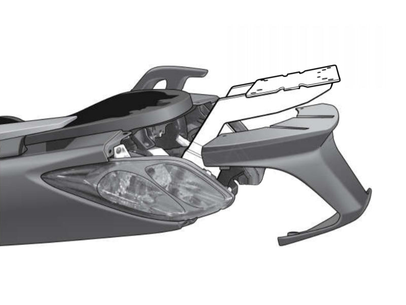 Монтажен комплект за куфари SHAD TOP MASTER YAMAHA X-MAX 125-250 '10