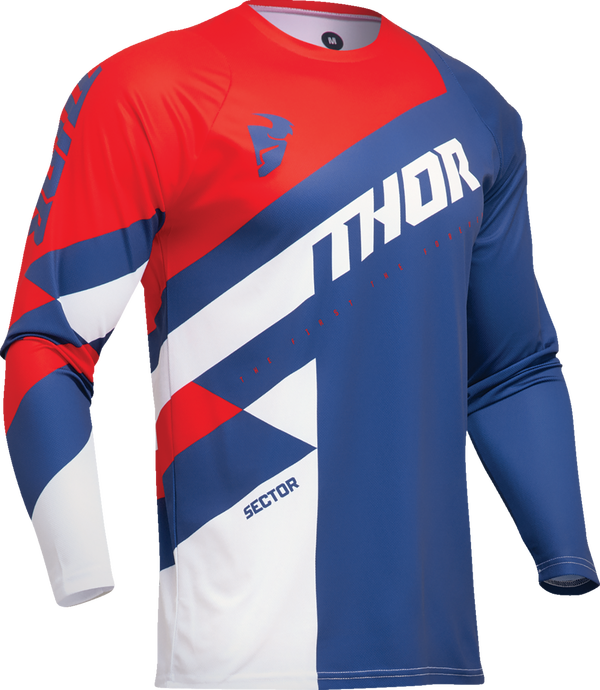 Мотокрос джърси THOR SECTOR CHECKER BLUE/RED