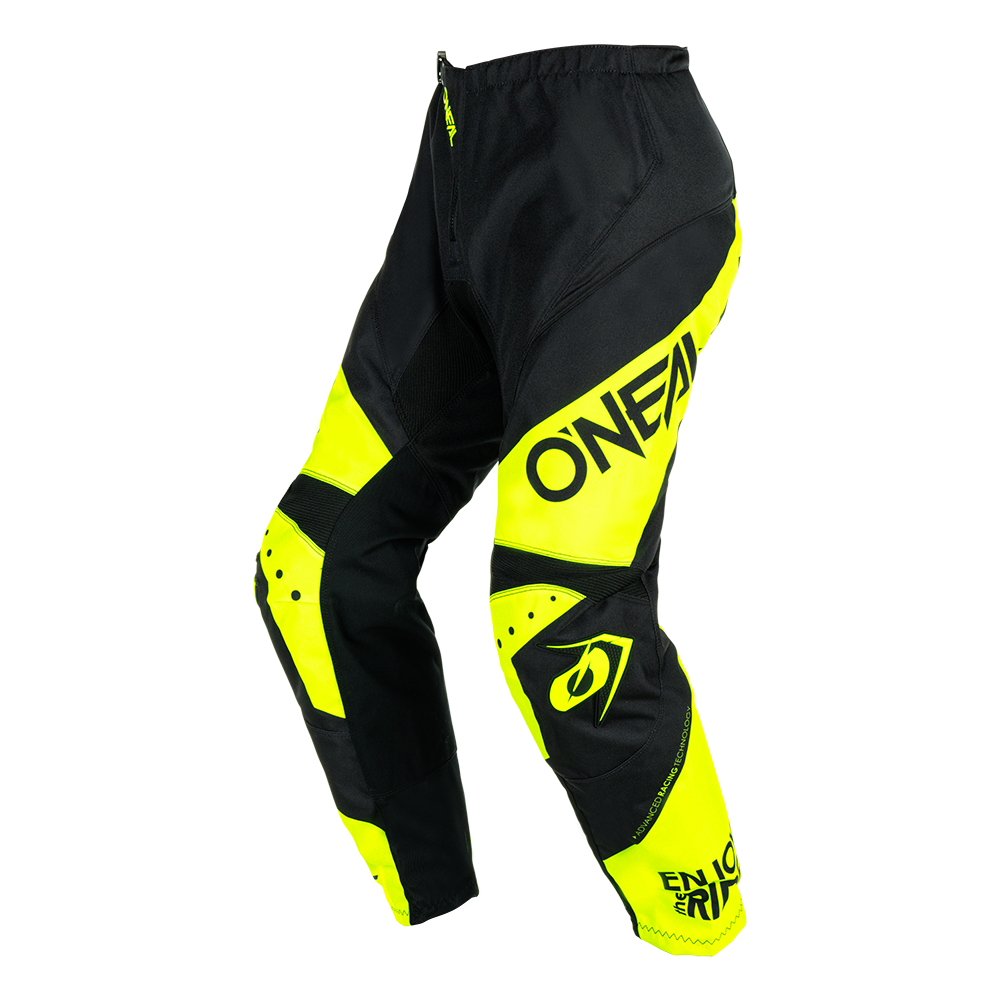Мотокрос брич O'NEAL ELEMENT RACEWEAR BLACK/NEON YELLOW V.24