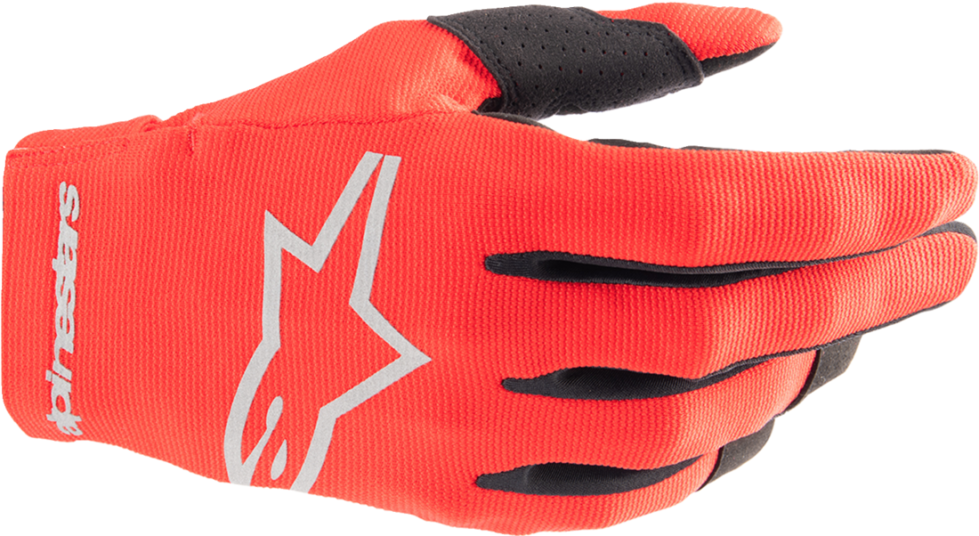 Детски мотокрос ръкавици ALPINESTARS RADAR RED/SL