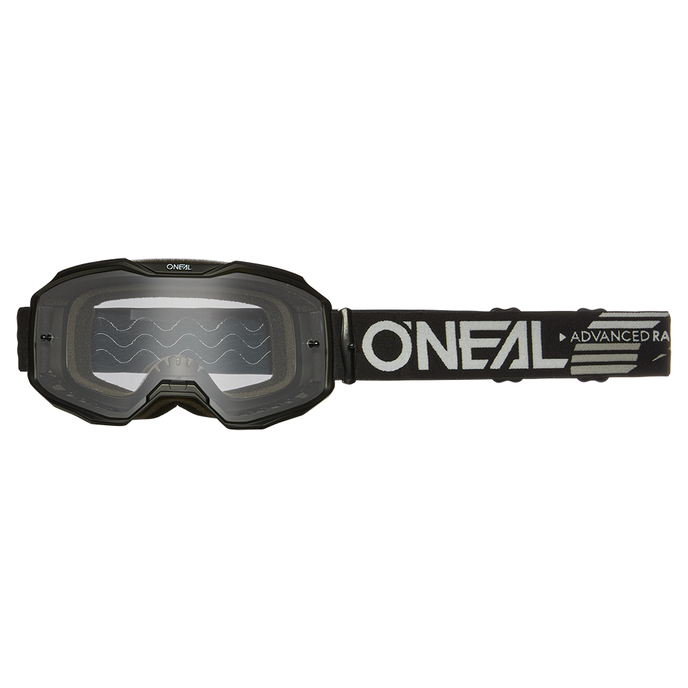 Мотокрос очила O'NEAL B-10 SOLID BLACK - CLEAR V.24