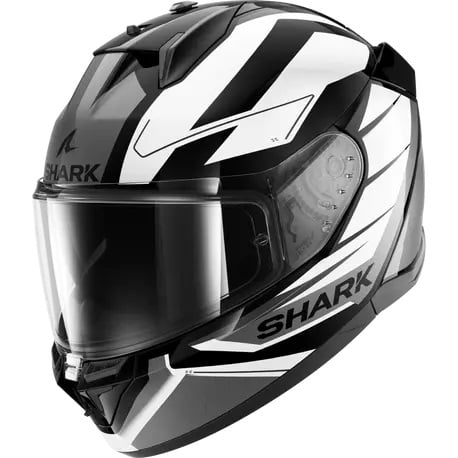 Каска SHARK D-SKWAL 3 SIZLER GLOSS BLACK/GREY/WHITE