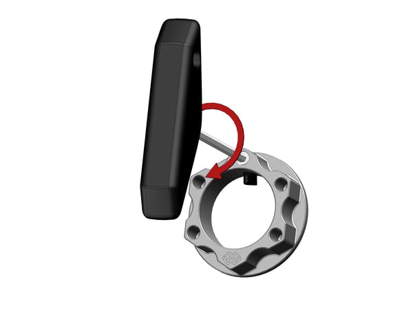 Гайка за трипътник GILLES TOP YOKE NUT ACMA BK