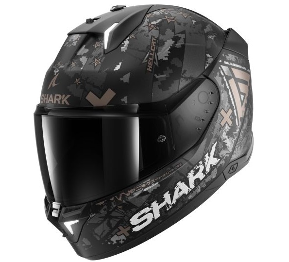 Каска SHARK SKWAL i3 HELLCAT BLACK/BRONZE