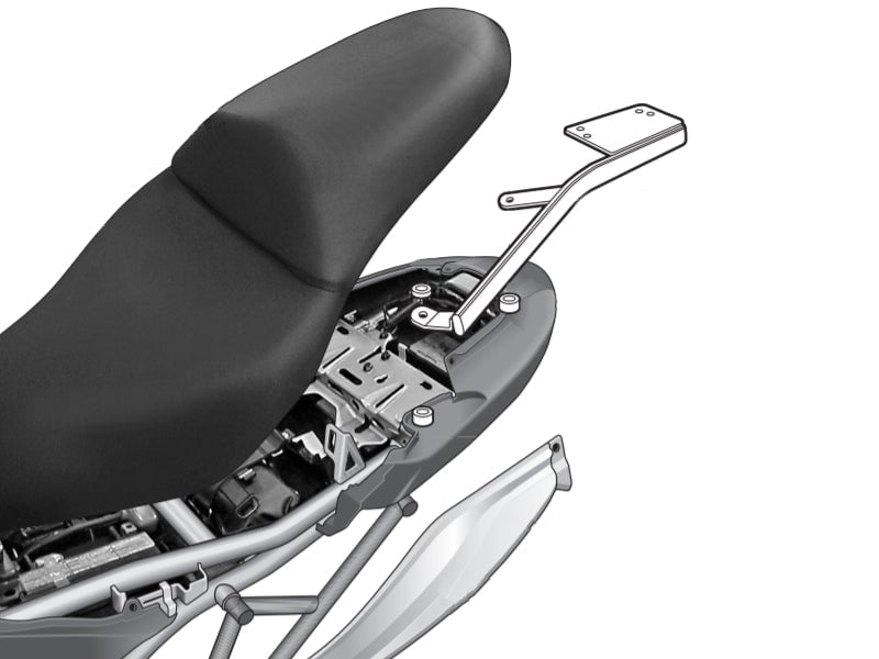 Монтажен комплект за куфари SHAD TOP MASTER KAWASAKI VERSYS 650 '07