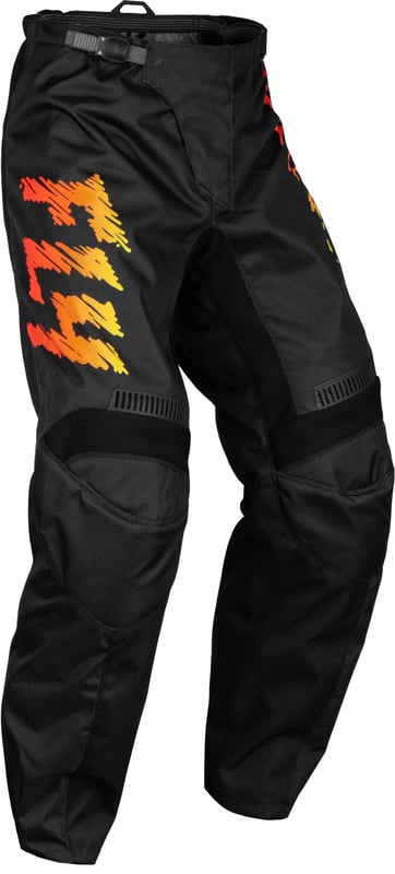 Детски мотокрос брич FLY RACING F-16 Riding- Black/Yellow/Orange