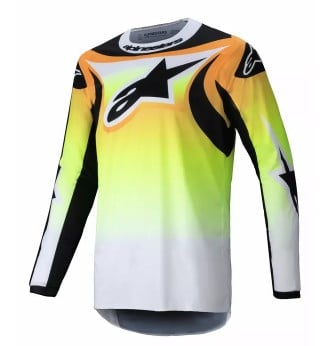 Мотокрос джърси Alpinestars FLUID WURX YELLOW/BLACK