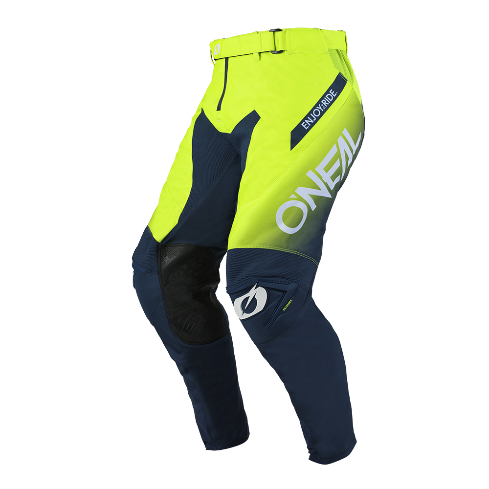Мотокрос брич O'NEAL MAYHEM HEXX BLUE/NEON YELLOW V.25