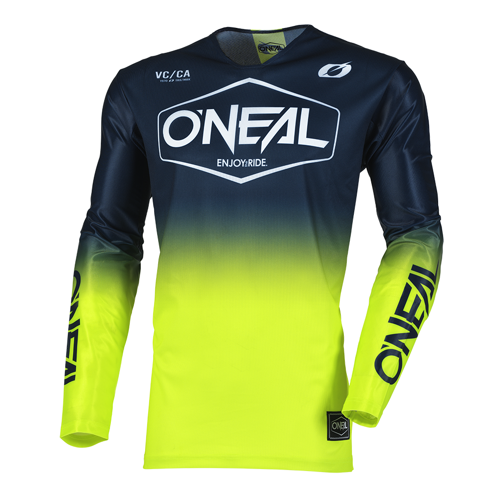 Мотокрос блуза O'NEAL MAYHEM HEXX BLUE/NEON YELLOW V.25