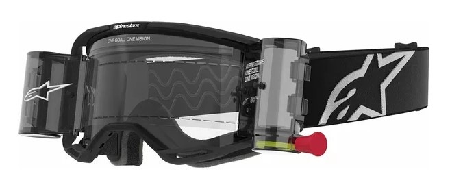 Мотокрос очила ALPINESTARS Vision 8 Corp Roll-Off BLK CLEAR