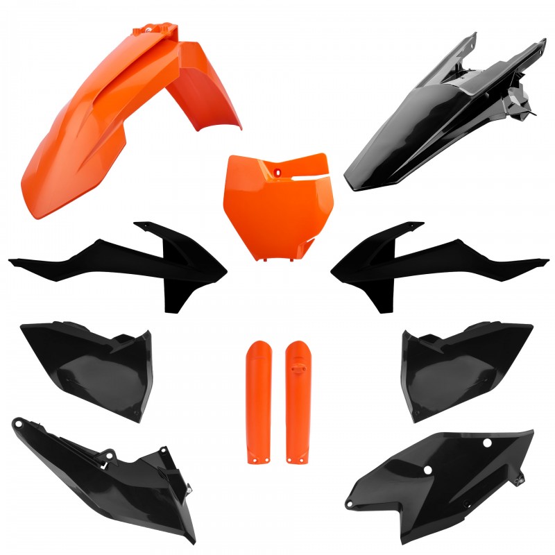 Комплект пластмаси POLISPORT Full Kit KTM SX/SX-F/XC/XC-F(16-18) Orange/Black