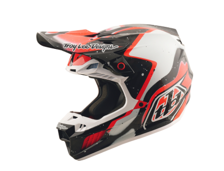 Mотокрос каска TROY LEE DESIGNS SE5 Carbon Membrane  - Black/Red