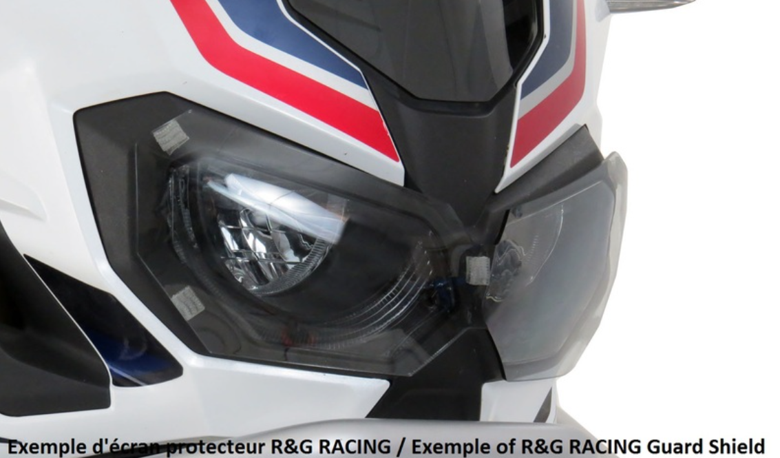 Стъклен протектор за фар R&G RACING Headlight Shield Translucent Yamaha R3 15-20