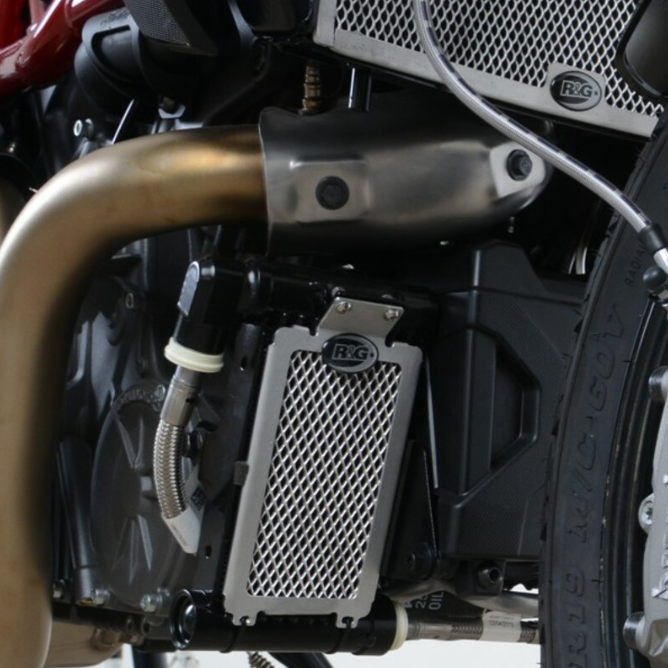 Протектор за маслен охладител R&G RACING Oil Cooler Guard Black Indian FTR1200/S