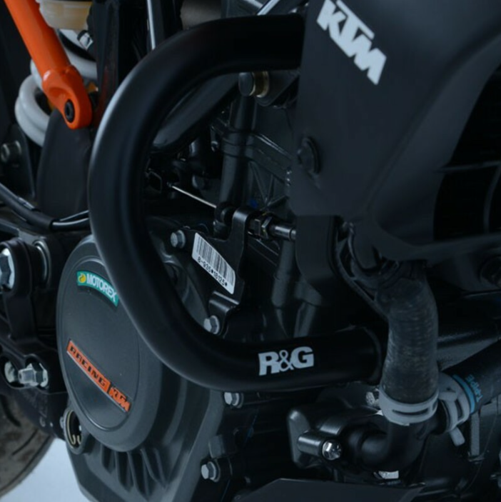 Краш барове R&G RACING Side Protections Orange KTM Duke 390 17-23
