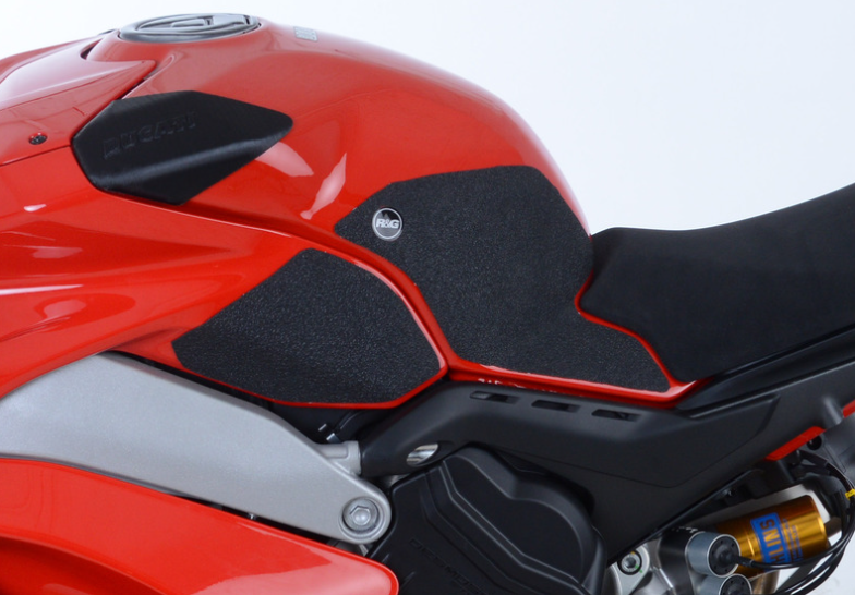 Протектор за резервоар R&G RACING Tank Traction Pad 4 Pieces Black Ducati Panigale V4 18-24
