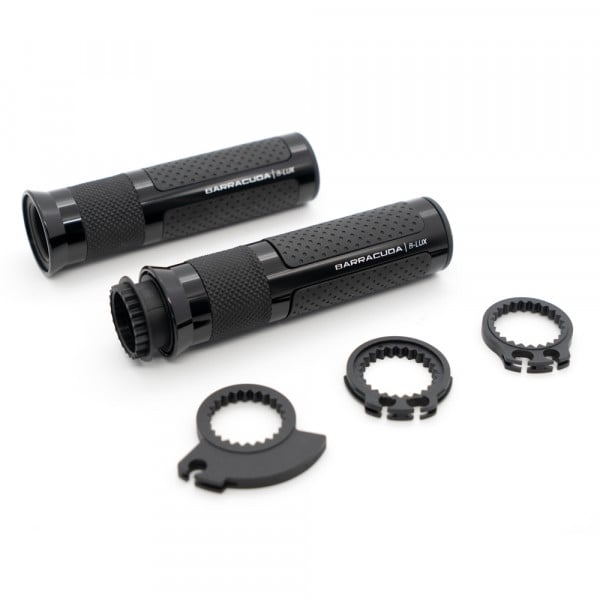 Мото ръкохватки BARRACUDA B-LUX RACING GRIPS BLUE 