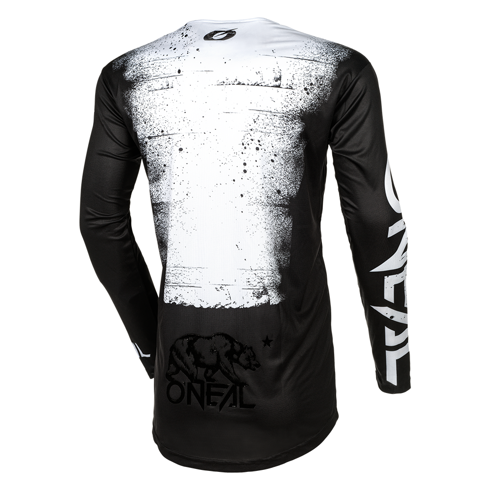 Мотокрос блуза O'NEAL MAYHEM SCARZ BLACK/WHITE V.24