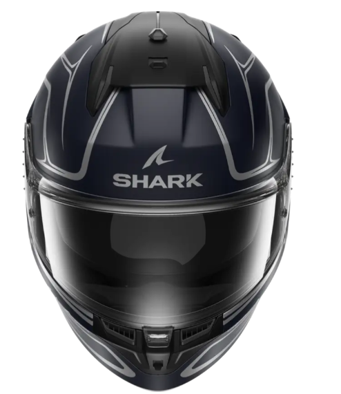 Каска SHARK D-SKWAL 3 DRONE BLACK/SILVER MATT